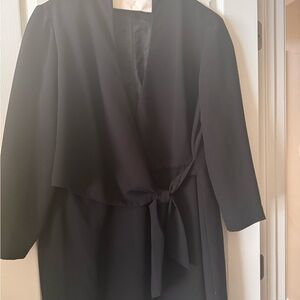 Jones New York Black Long Sleeve Dress